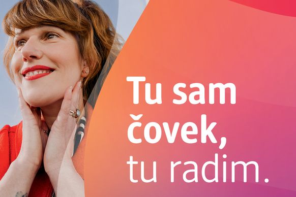 Vizual za kampanju Tu sam čovek, tu radim.