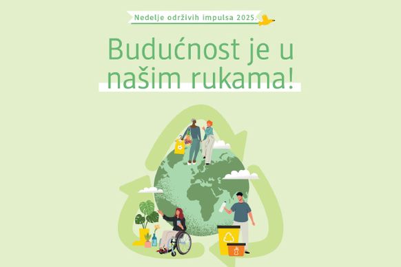 Glavni vizual projekta Nedelje održivih impulsa 2025.